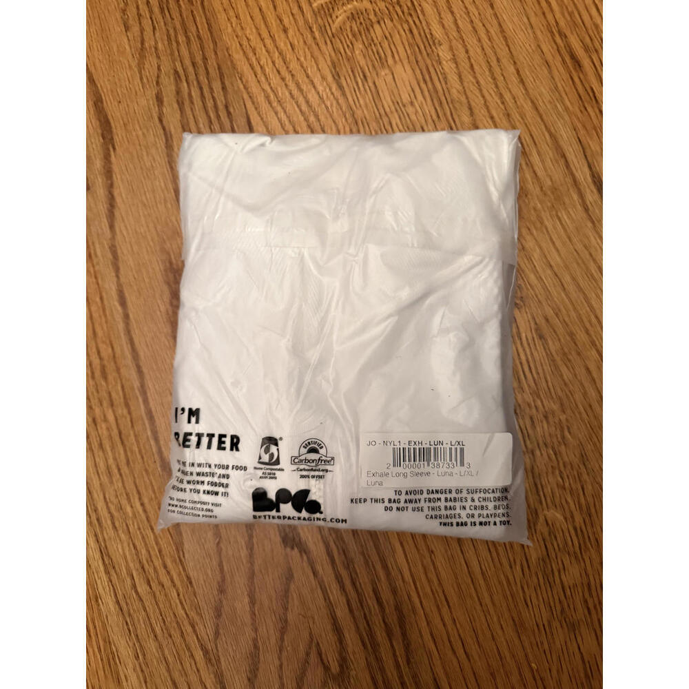 NWT! Joja Exhale Long Sleeve Quarter Zip Luna Size L/XL - Picture 4 of 5